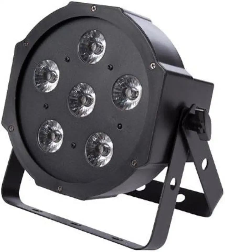 HQ-Power HQLP10006 A, Par - 6 X 3 W Uv-LED, Plastik, 20 W, 2G7, Schwarz, 25 x 24 x 15 cm
