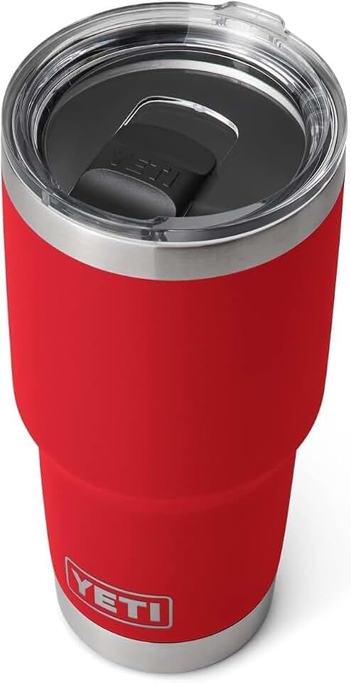YETI Ramble Becher Mit MagSlider Deckel, Rescue Red, 30 oz (887 ml)
