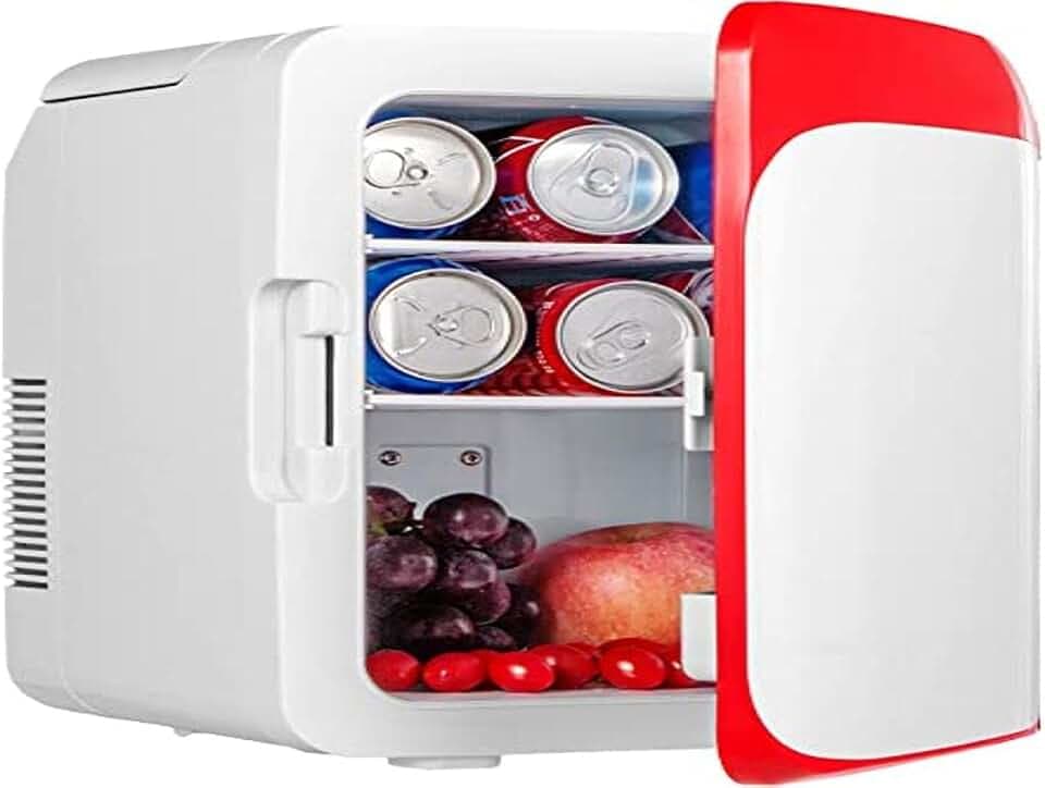 VEVOR 10L Mini Gefrierschrank 48W Minibar Kühlschrank Kühlschrank Klein Flaschenkühlschrank, Kleiner Kühlschrank, Minikühlschrank Lautlos Kühlschrank Mini, Mini Kühlschrank Günstig, Multicolour