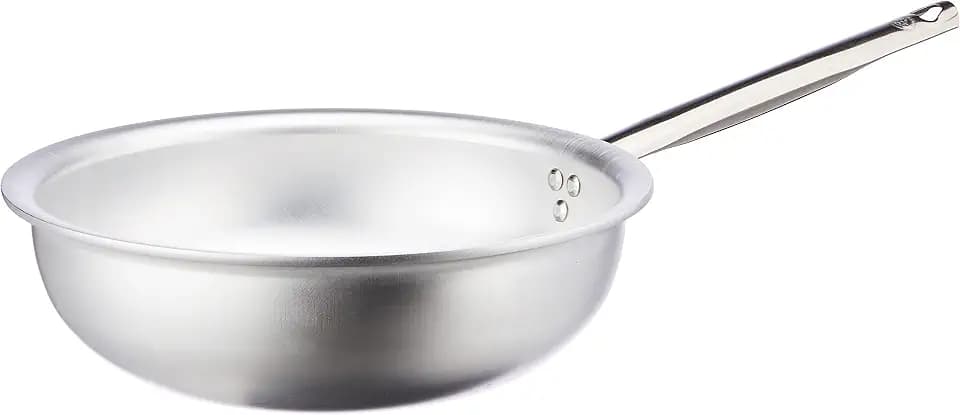 Pentole Agnelli Pfanne Quarzheizstrahler mantecare, aus Aluminium, Edelstahl, Silber 28 cm Silber/schwarz