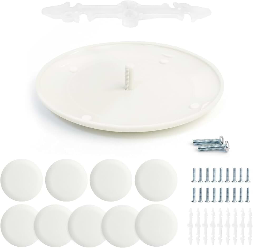 CP3540 Round Ceiling Hole Cover Plate, for 3-1/2 and 5 in Ceiling Wall Hole