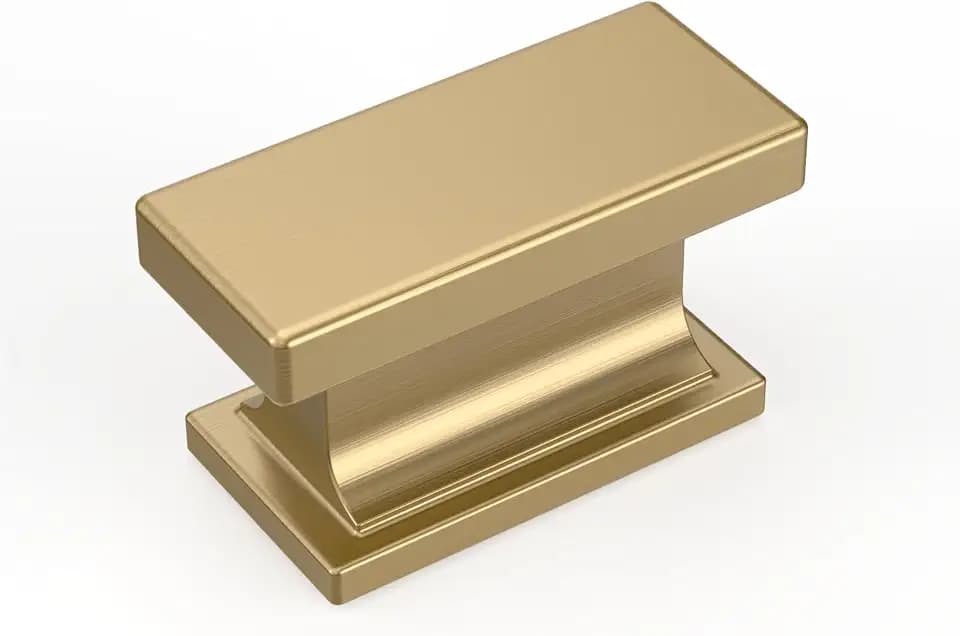 Amerdeco 10 Pack Champagne Bronze Cabinet Knobs 1.46"