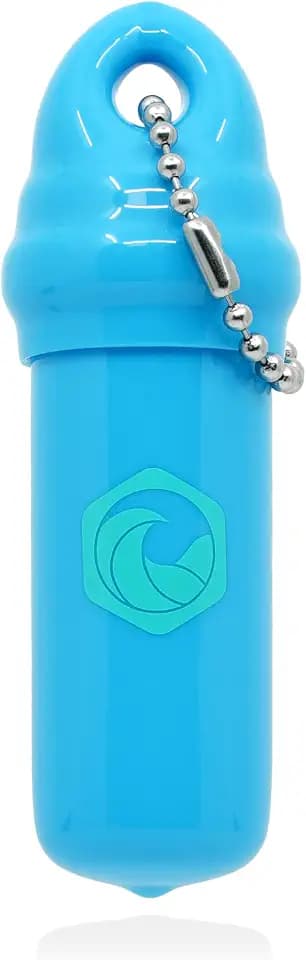 Seahive Floating Keychain (1 pack) with Waterproof Safety Container Boat Key Float - Pontoon, Fishing Accessories key holder