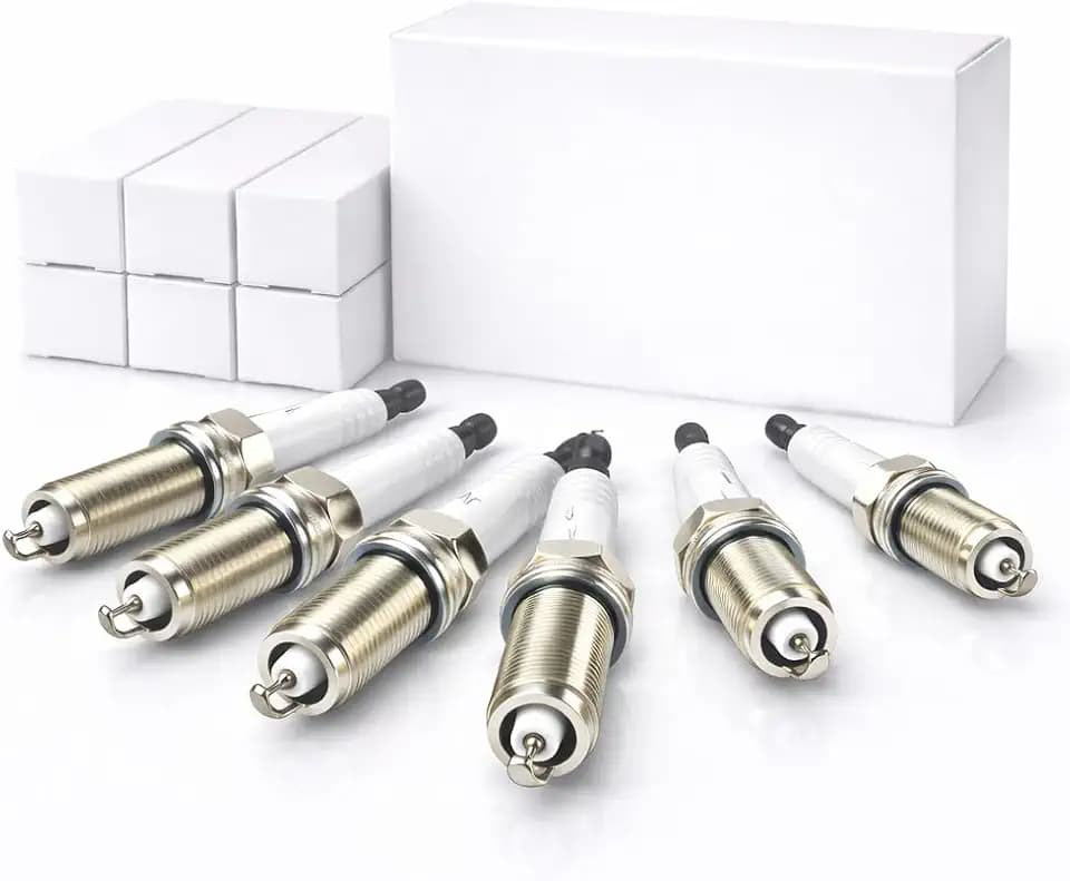 Iridium Spark Plugs, 6-Pack - Compatible with 2006-2015 Lexus IS250 IS350 GS350 GS450h 2.5L 3.5L V6