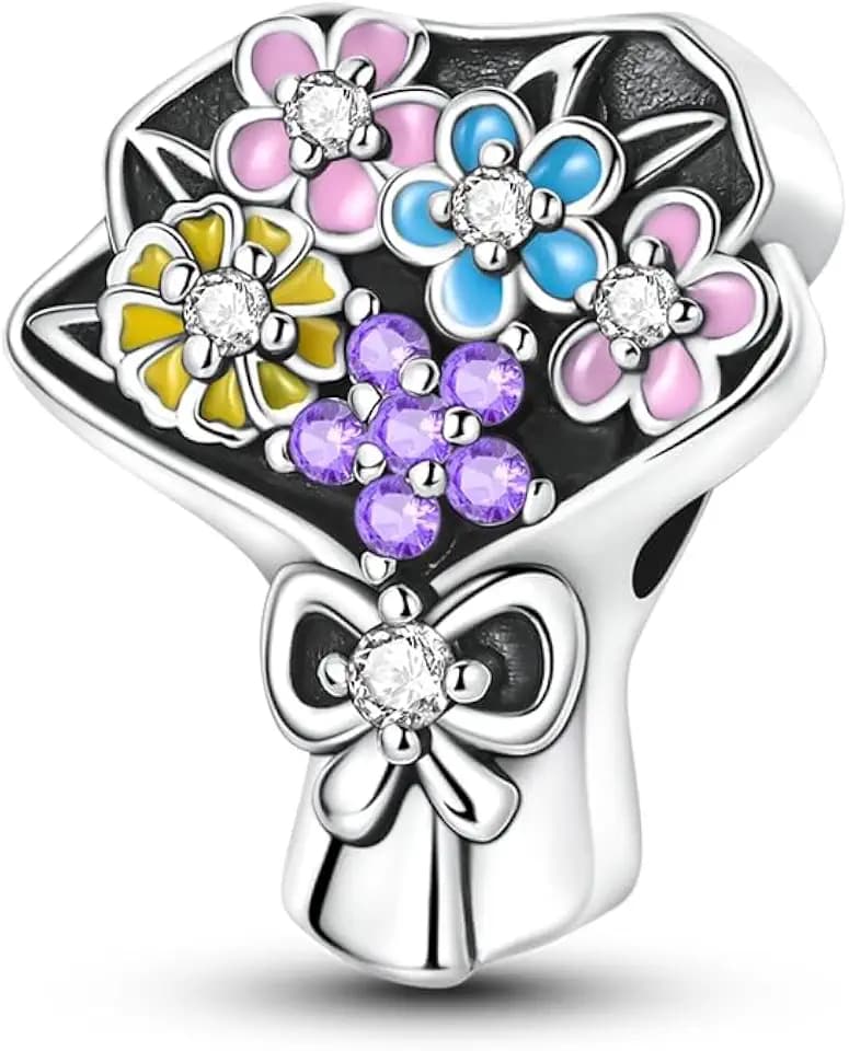 925 Sterling Silver Charms,Hypoallergenic Beads,Compatible with Pandora Bracelets and Necklaces,Women Holiday Gift Pendants