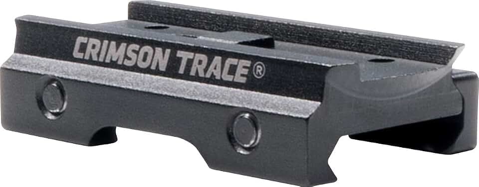 Crimson Trace Low Sight Mount for the CTS-1000 with Pic Rail Attachment, Heavy Duty Construction and Low Profile Design for Shooting, Competition and Range
