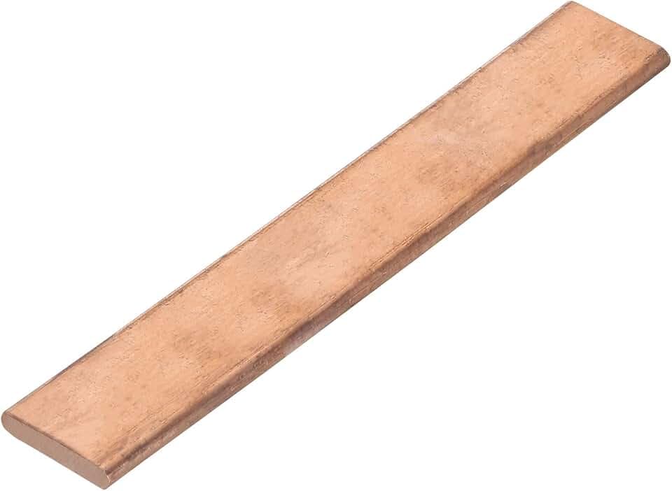 QUARKZMAN 1Stk 6" x 1" Kupfer Flach Leiste 1/5" Dicke Kupfer