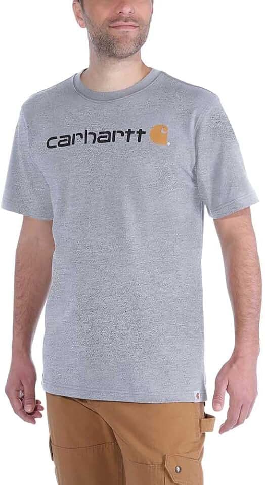 Carhartt Herren Dearborn Relaxed Logo T-Shirt Work Utility T-Shirt (1er Pack)