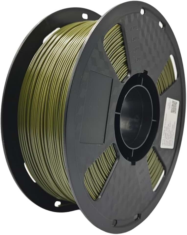 CC3D Standard PETG Filament, Armeegrün, 1 kg, 1,75 mm, 3D-Drucker-Filament, FDM, 3D-Druckmaterialien, PETG, Grün, Farbe 113734