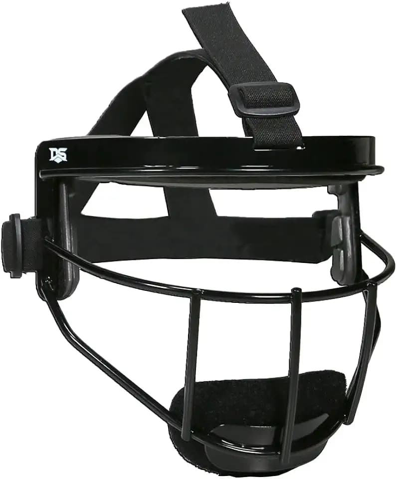 Defender Fielder’s Wire Mask - High-Impact Steel Infielder Face Guard for Softball & Baseball - Adult & Youth Sizes - Lightweight, Maximum Visibility & Secure Fit