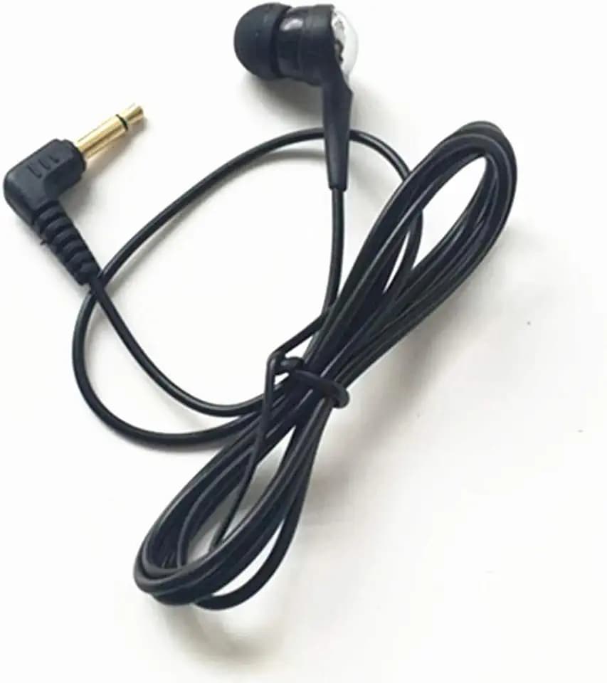 Single Side Earphone in-Ear Mono Earbuds Disposable Headphone Low Cost Ear Buds for One Ear