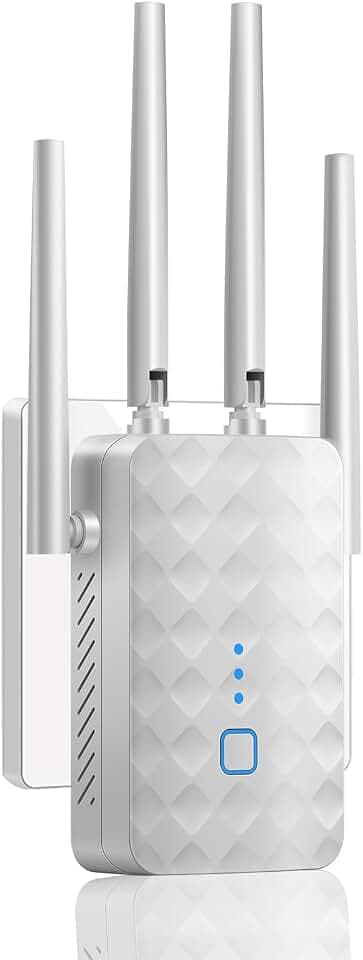 WiFi Extender Signal Booster for Office/Home/Apartment: Internet Repeater Range Covers Up to 999+ Sq.ft