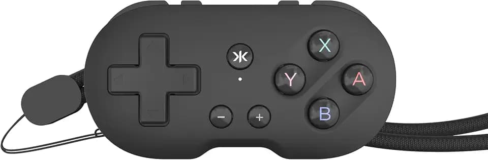 CRKD ATOM - Collectible Keychain Controller for Nintendo Switch, PC, Mac, Mobile and Smart TV (OG Black)