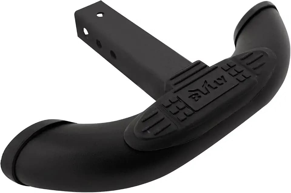 Bully BBS-1102 Black Steel Hitch Step, Fits 1.25" and 2" Receivers