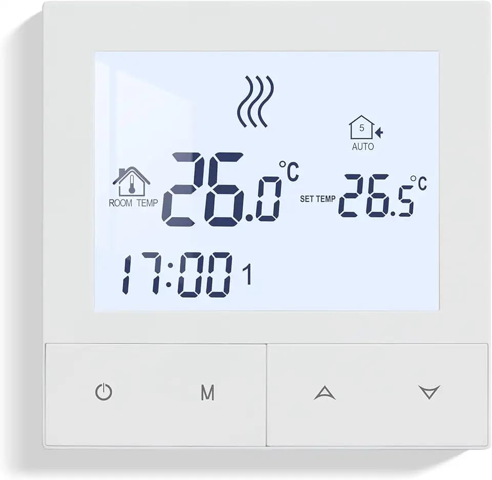 Beok Thermostat Fussbodenheizung Wasser, Thermostate Heizung Digital