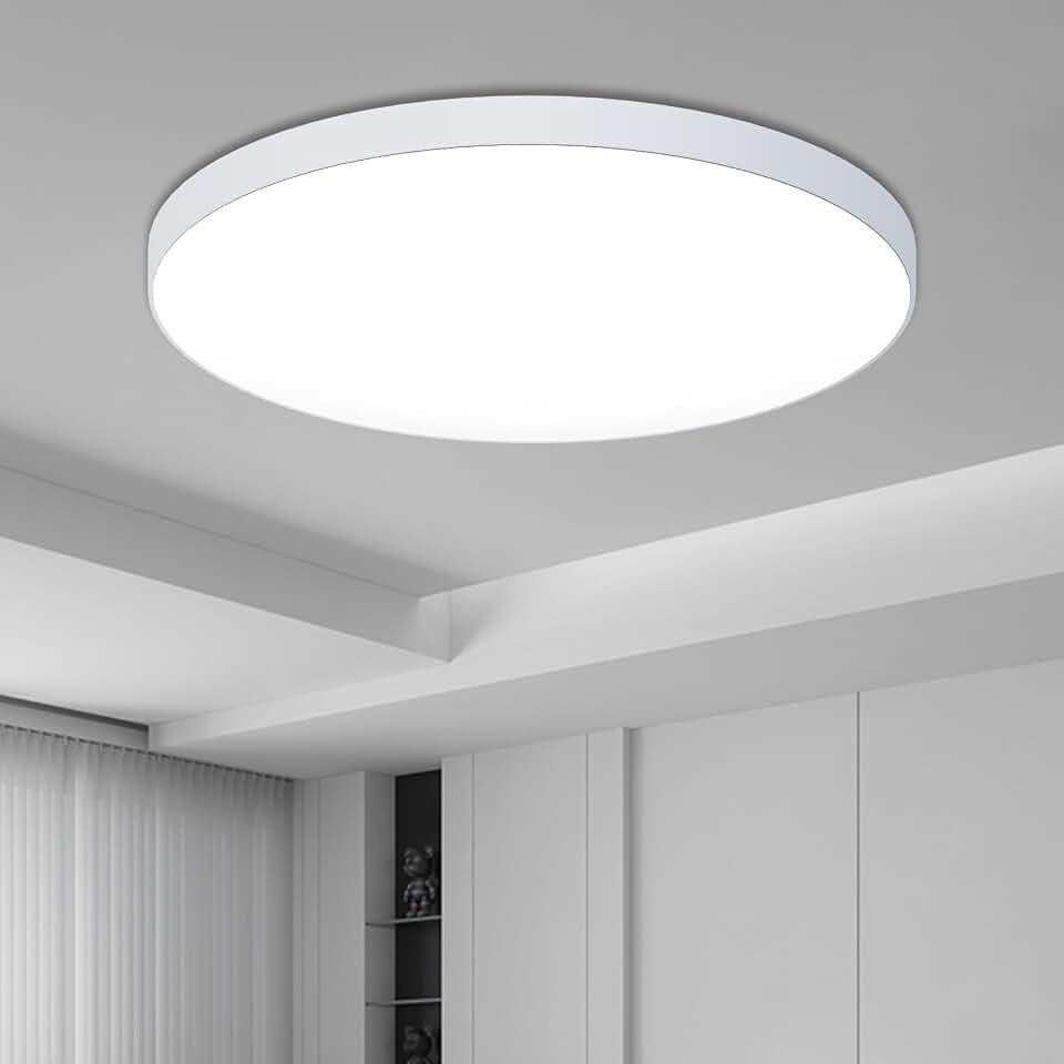 ORALUCE LED Deckenleuchte Rund 6500K Kaltweiß, 24W, 2400LM, 28cm, 1 stück