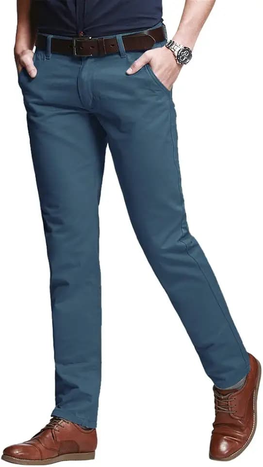 Match Men's Slim Tapered Casual Pants #8105