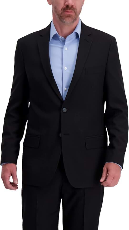 Haggar Men's Classic Fit Smart Wash Suit Separate Pants & Jackets