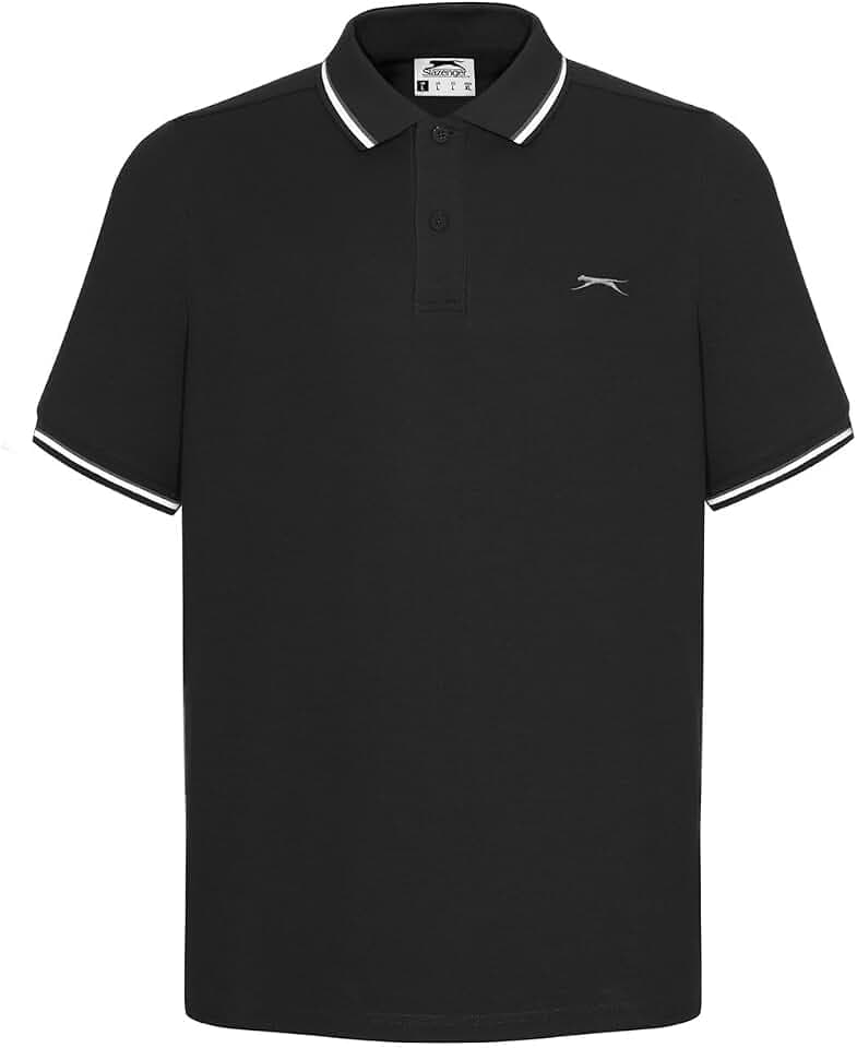 Slazenger Herren Tipped Polo Shirt Polohemd Kurzarm