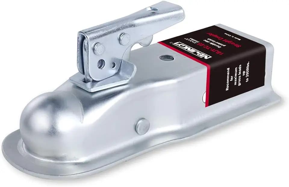 NBJINGYI Straight Trailer Coupler for 2" Ball and 2-1/2" Channel 3500 lbs