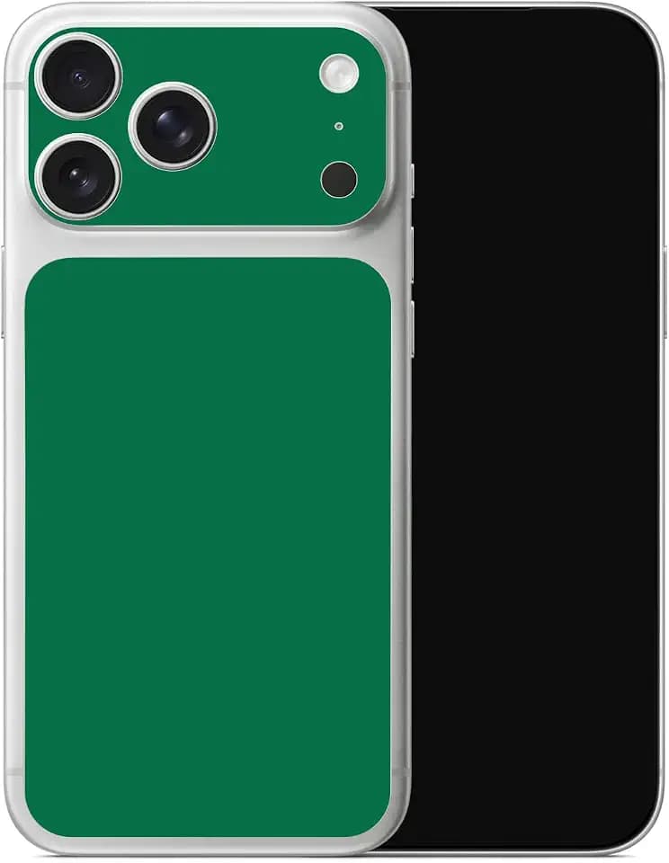 2 Pack Phone Back Stickers Compatible with iPhone 17 Pro Max (Green)
