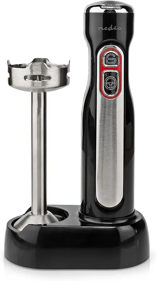 Stabmixer - 100 W - Geschindigkeitseinstellung: 1 Geschindigkeitsstufe - Schwarz/Silber