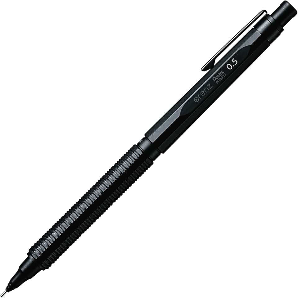 Pentel ORENZNERO PP3005 Druckbleistift 0.5 mm, automatischer Minenvorschub, schwarz (1 Stück)