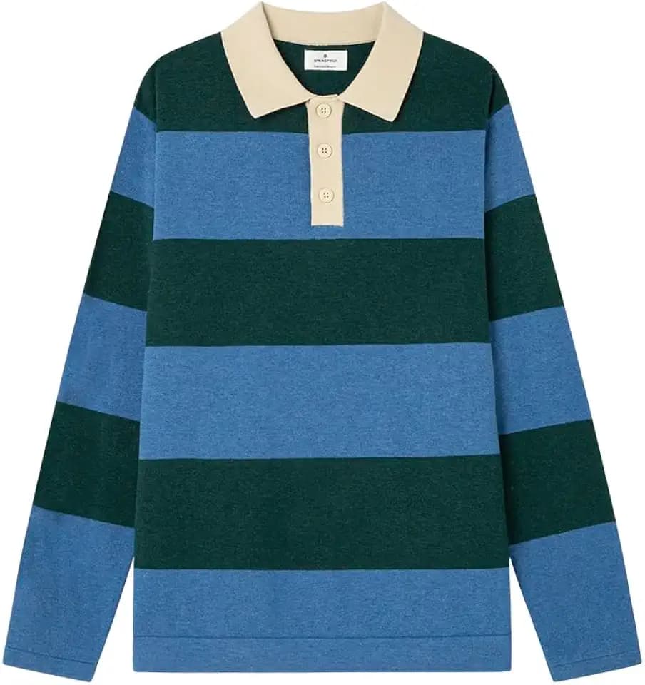 Springfield Herren Gestreiftes Sweatshirt