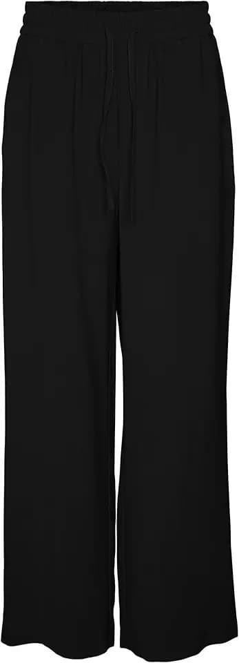 VERO MODA Female Hose mit weitem Beinschnitt VMCARMEN Hohe Taille Hose