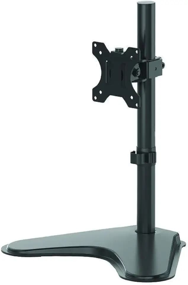 Fellowes 8049601 Professional Series Free-Standing Monitor Mount, Adjustable Computer Monitor Stand for Desk with Single Monitor Arm, 32 Inch Monitor Capacity