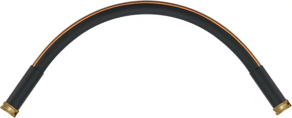 Atlantic 2 ft Female to Female Garden Hose, Black 5/8" Leader Water Hose