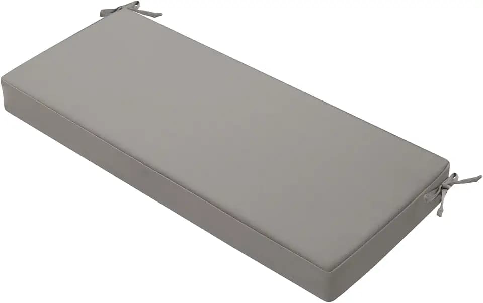 Favoyard Outdoor Bench Cushion, 45 x 18 Inch, Light Gray