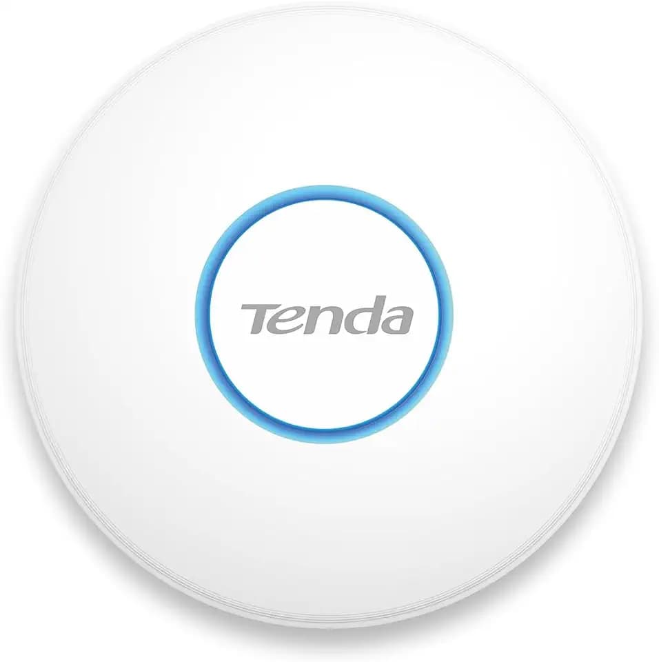 Tenda WiFi 6 AX3000 Wireless Access Point | Deckenhalterung Access Point für Business/Home | DC/PoE+ Powered | Deckt bis zu 4000 m² | OFDMA für 80 Geräte | MU-MIMO | WPA3 | Seamless Roaming (i27)