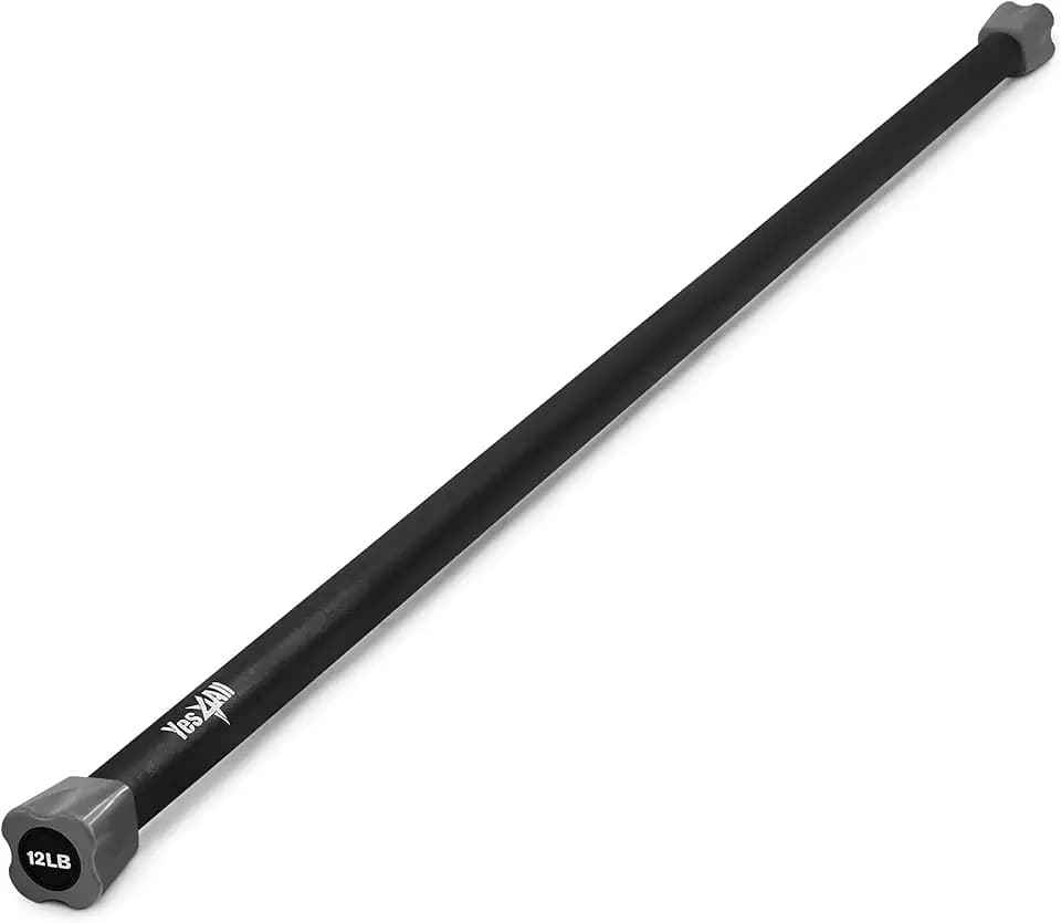 Yes4All Weighted Bars for Exercise, Full Body Strength Training