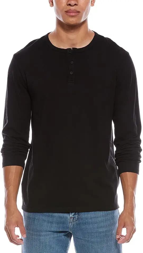 Vince Men's Garment Dye L/S Henley