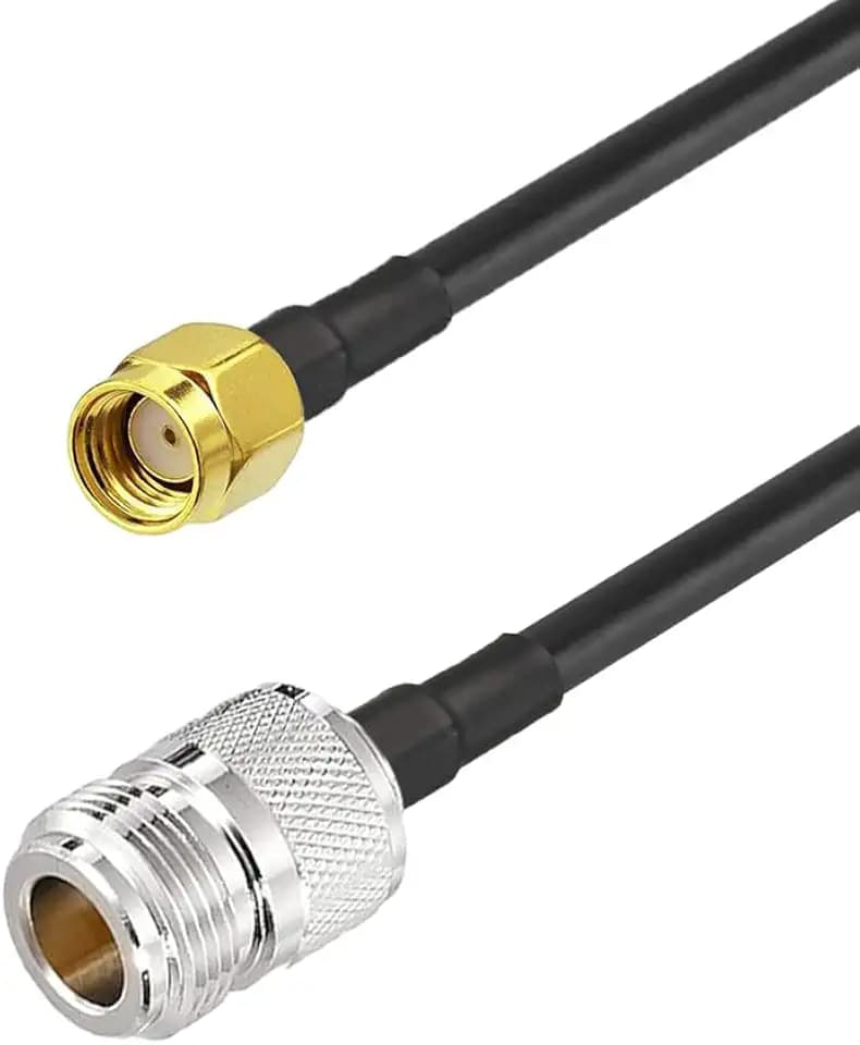 N Female to RP-SMA Male RF Coax Cable RG58 Cable 3.3Ft