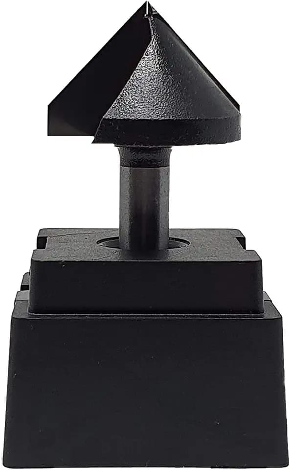 jjw-germany NR 35 HM - Oberfräser V-Nutfräser Z=2 D= 32,0mm x Nutzlänge 22,0mm / 90 Grad Schaft 8,0 x 32mm