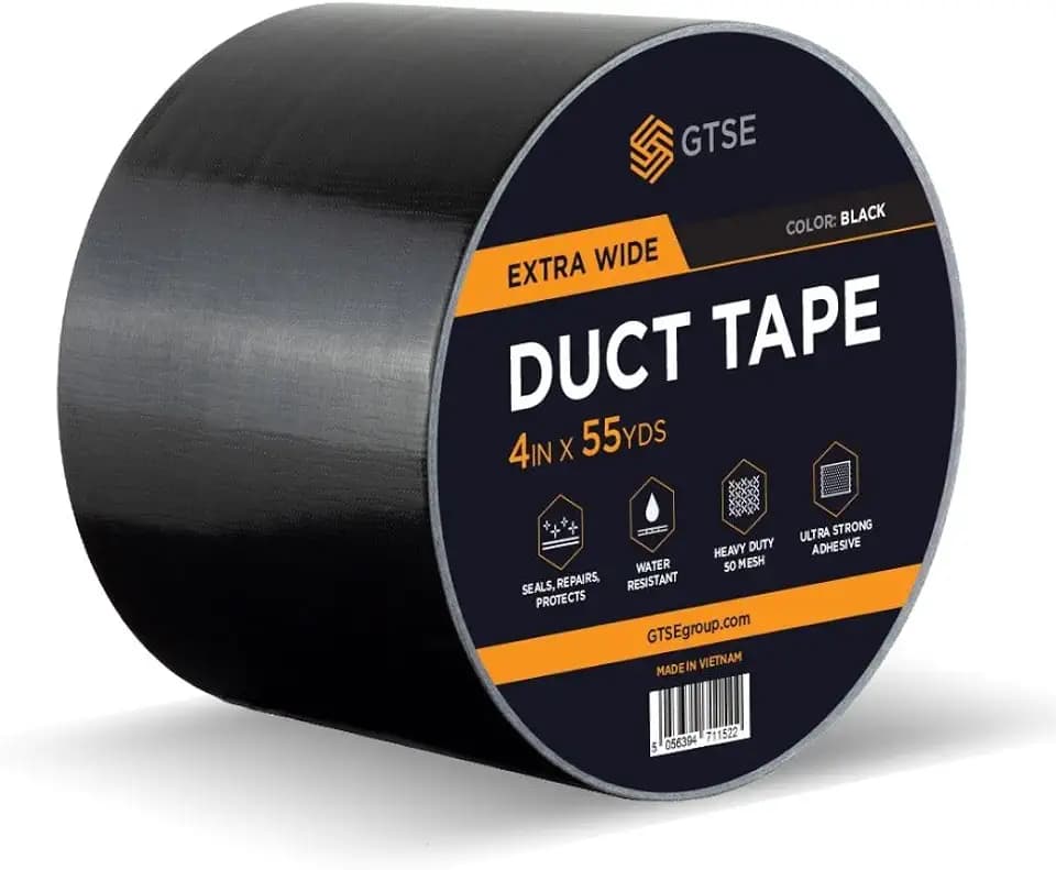 GTSE Gewebeband Schwarz 100 mm x 50 m 1 Rolle