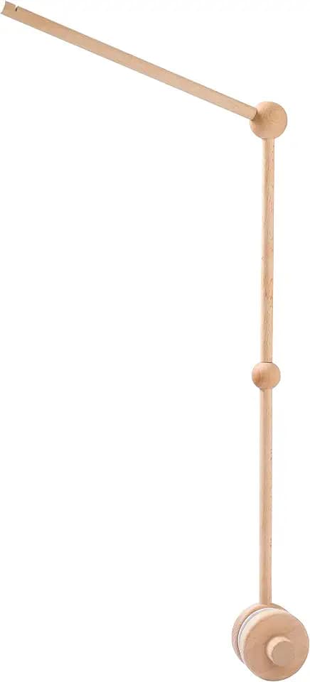Baby Mobile Halterung Holz Babybett, Mobile Halterung Wickeltisch Laufstall DIY Drehbar Mobile Halter Gestell Stange Für Aufhängung Spieluhr Windspiele Bettglocke Baby Mobile Holder Arm