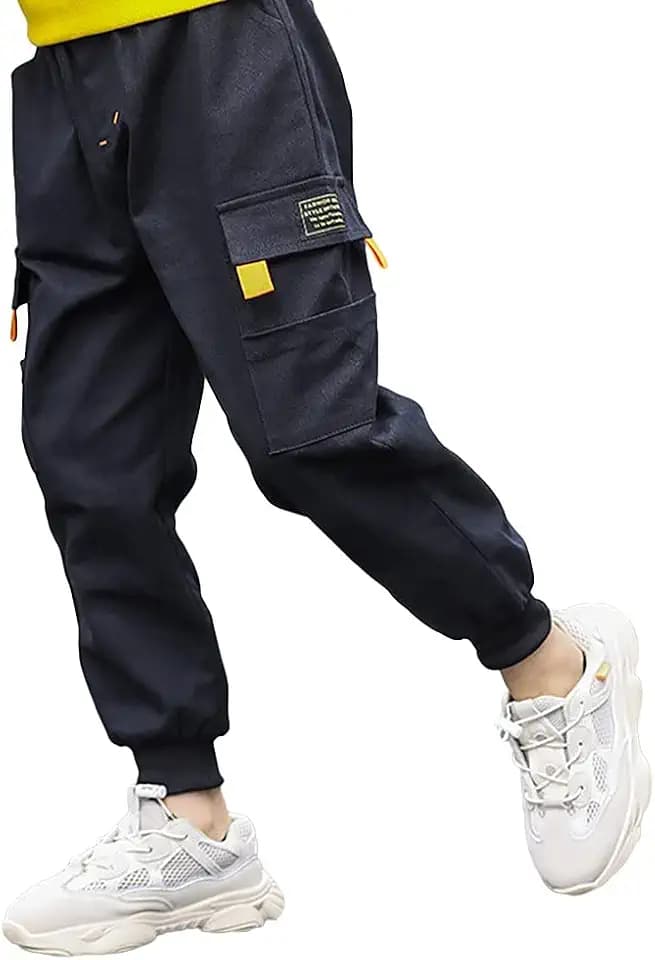 Rolanko Hose Für Jungen Joggerhose Camouflage Baumwolle Mit Elastischem Bund Für Kinder Slim Fit