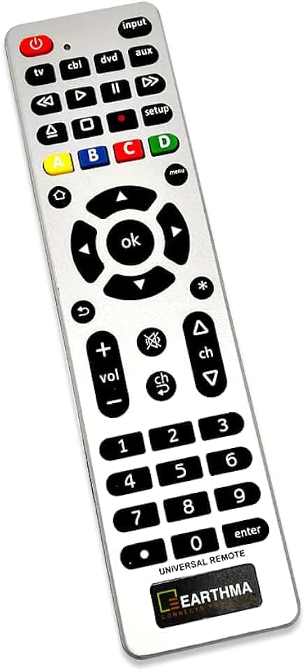 Universal-TV-Fernbedienung für Sony Samsung, Vizio, Panasonic, Roku, Apple TV, Smart TV, Haier, Toshiba, Philips, TCL – Universal-TV-Fernbedienung für TV/Smart TV