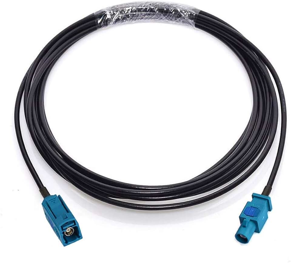 Bingfu Fakra Z Female to Male Vehicle Antenna Extension Cable 3m 10 feet for Car Stereo Android Head Unit GPS Navigation FM AM Radio Sirius XM Satellite Radio 4G LTE TEL Telematics Bluetooth Module