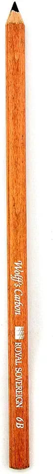 Wolff's Carbon Pencil 6B Each [Pack of 12 ]
