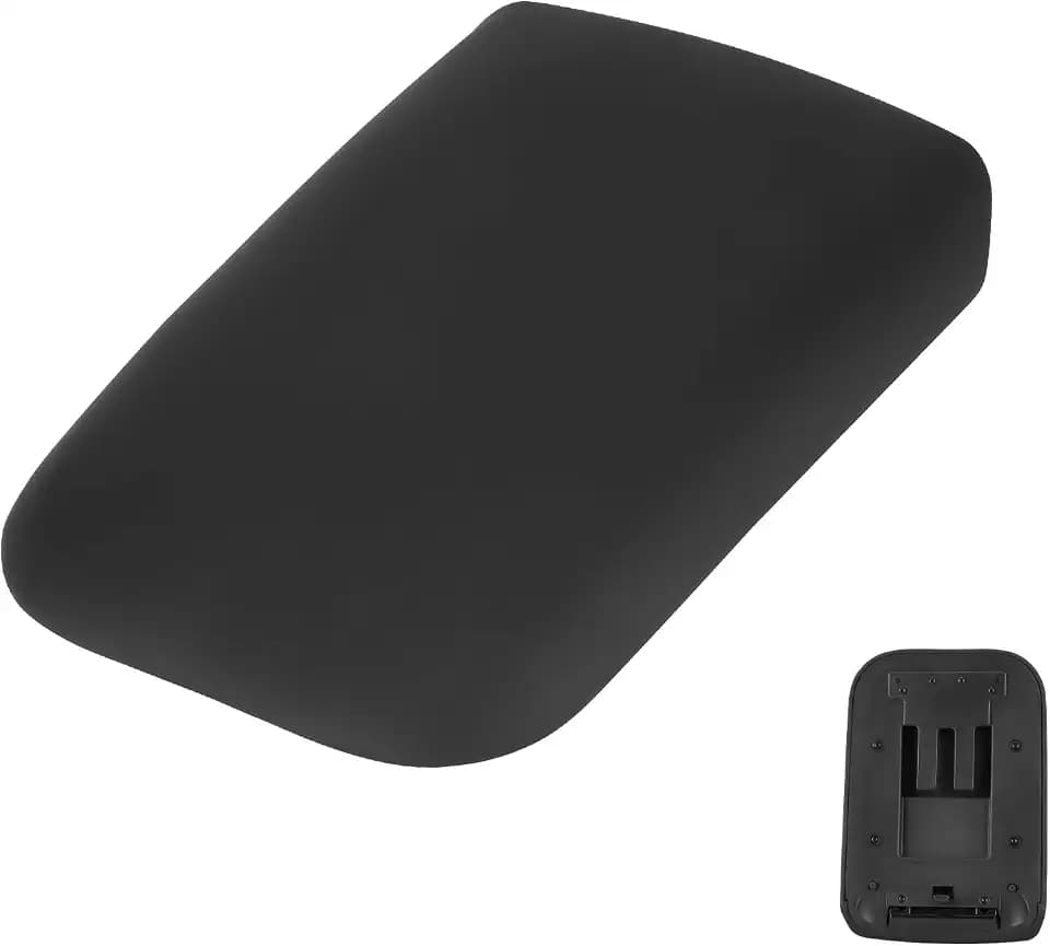Youxmoto Center Console Lid Fit for Ford Mustang 2005 2006 2007 2008 2009 Armrest Cover Repair Kit, Black Fits 5R3Z6306024AAC / 5R3Z-6306024-AAC