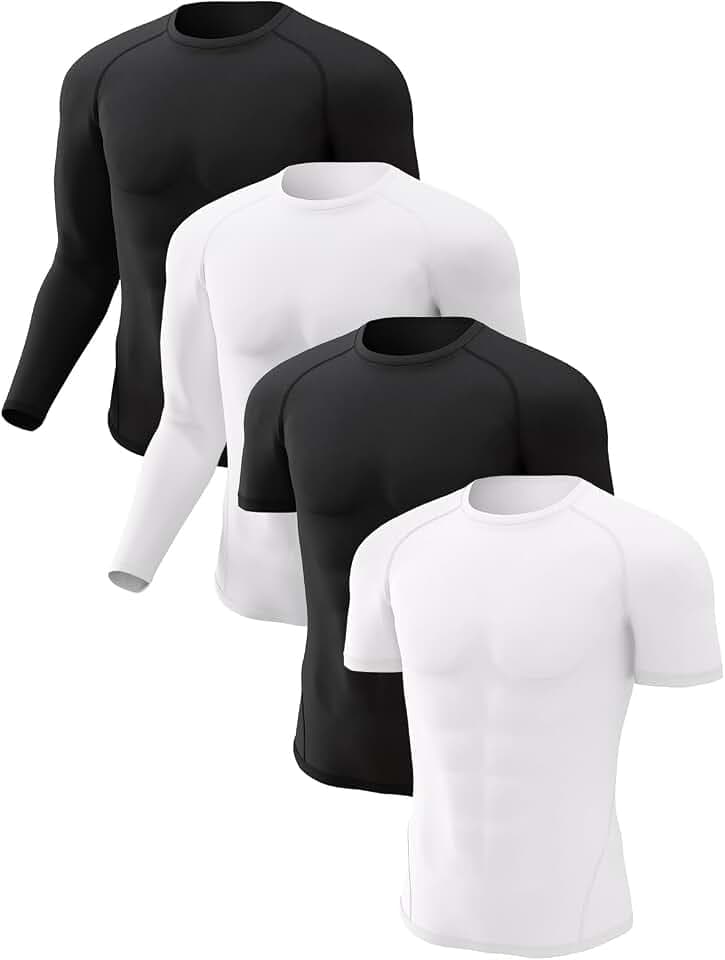 CL convallaria Compression Shirt Men Long Short Sleeve Workout Rash Guard