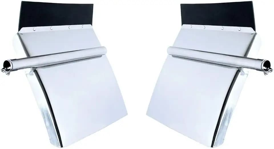 TORQUE Quarter Fenders for Semi Truck, 24" x 24" Stainless Steel