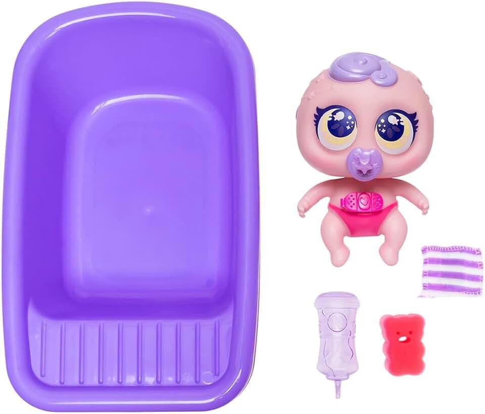 AMPARIN, S.A. DE C.V. BANDAI Babypuppe Neoflobbi Flobbeti Rosa Distroller, D992802