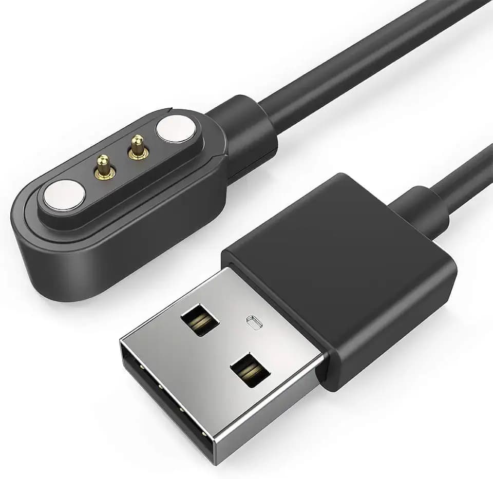 Charger Replacement for GloryFit T50 T50S T60 T70 T80 P66 S66 P98 P99 Smart Watch Charger for uaue, QXQ, CASCHO, Motast, Donerton, Kuizil, WeurGhy, Csasan, Togala, Soudorv Magnetic Charging Cord Cable