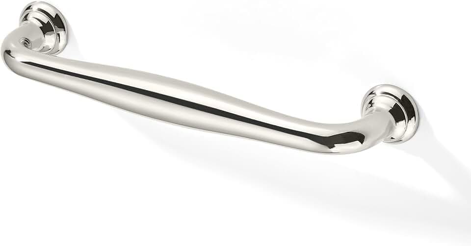 SAILING 10 Pack Cabinet Handles-6.3"/160mm Screw Spacing Polished Nickel Furniture Hardware Handles for Kitchen Cabinets Bedroom Dresser Wardrobe Cabinet Pulls