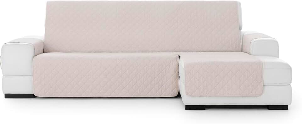 Eysa Bezug für Chaiselongue mit kurzem Arm rechts, Montblanc Beige, 100 x 110 x 200 cm